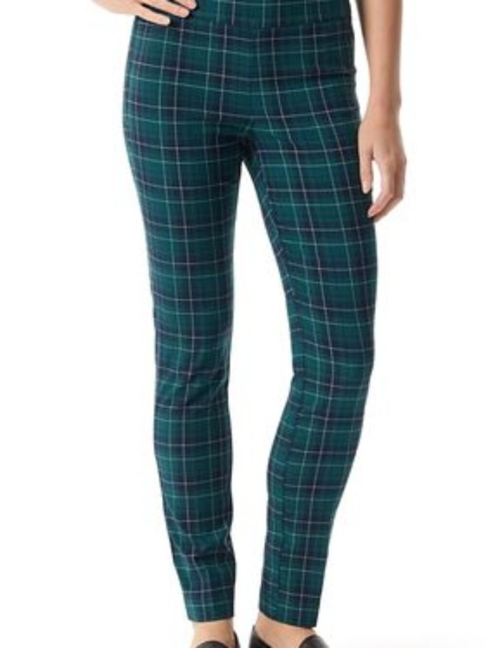 Gloria Vanderbilt Women's Tummy-Control Pull-On Slim Trousers